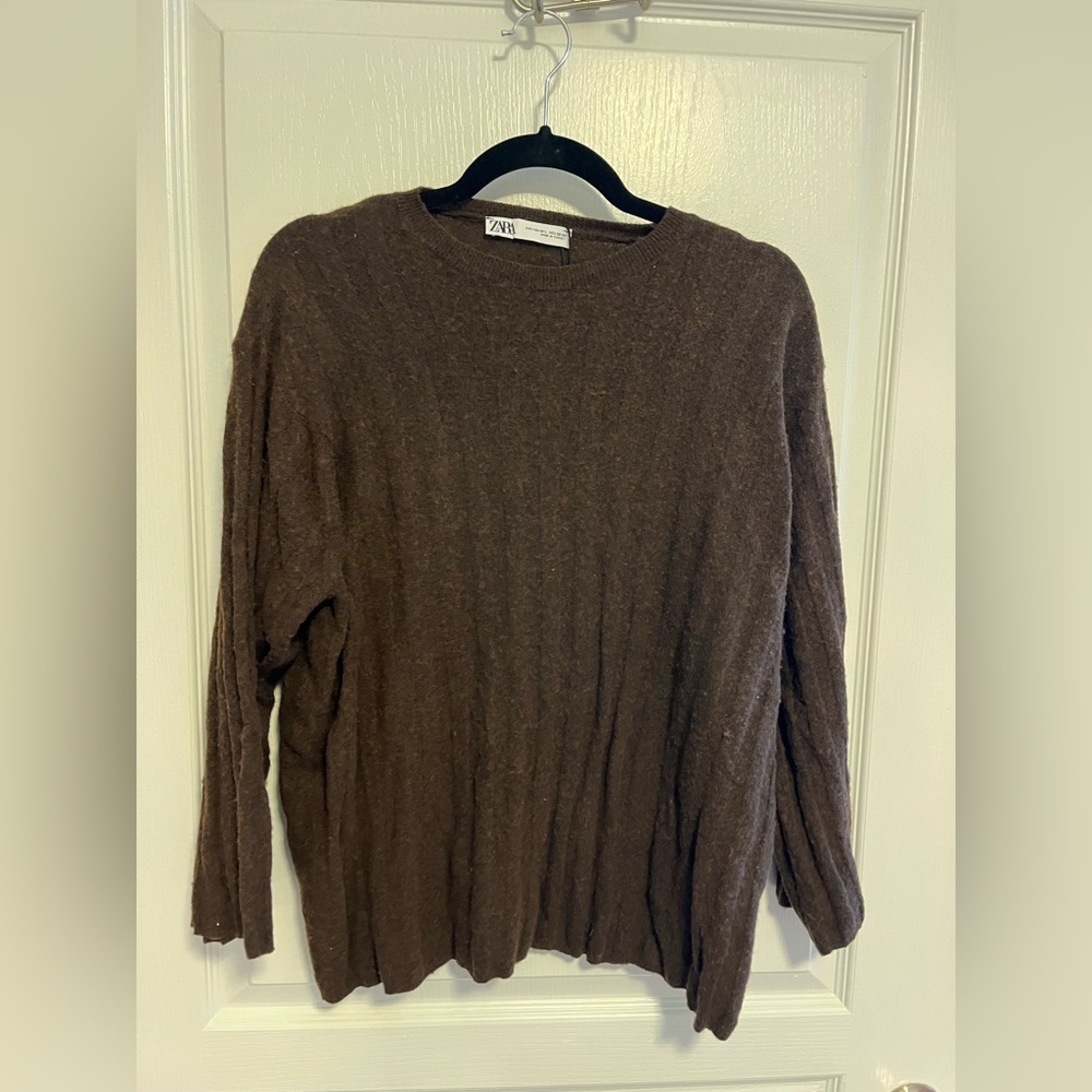 Zara Brown Sweater, Size M-L (fits like small), Worn Once